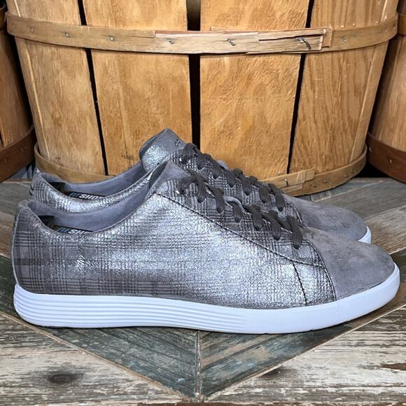 Cole Haan Grand Crosscourt Magnet Pixie Metallic Nubuck Sneakers Womens Size 7 - Picture 1 of 11